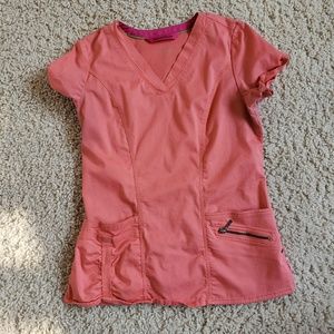 PINK SCRUB TOP